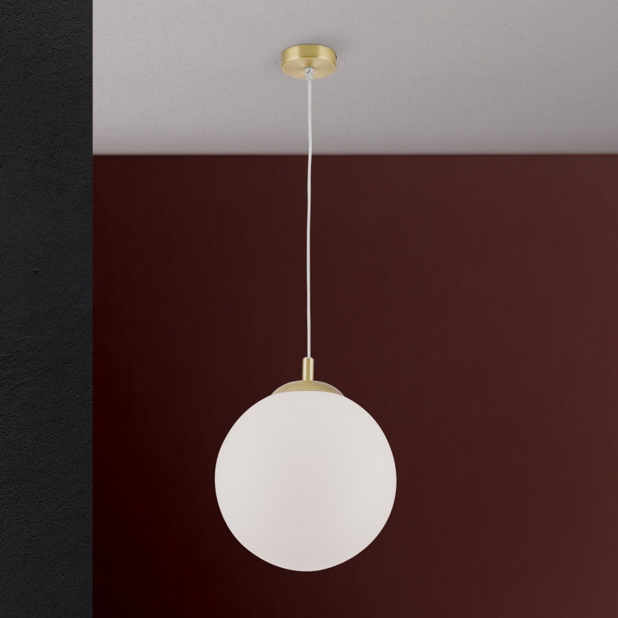 Lustre sur câble MADIS 1xE27/60W/230V, doré