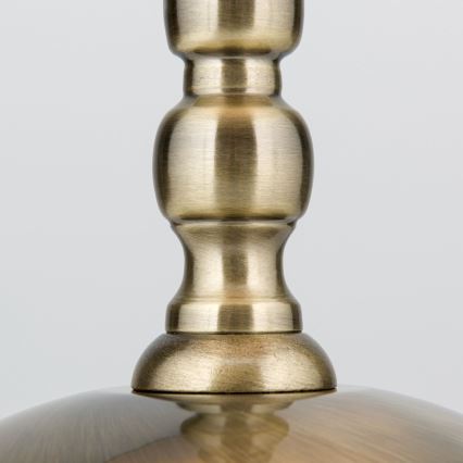 Tischleuchte TONIA 1xE27/60W/230V d 25 cm weiß/bronzen