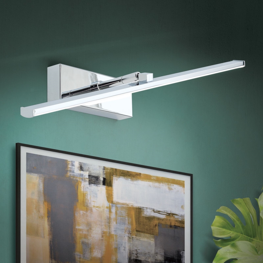 Lampada LED da quadro PUBLIO LED/10W/230V 50 cm cromo lucido