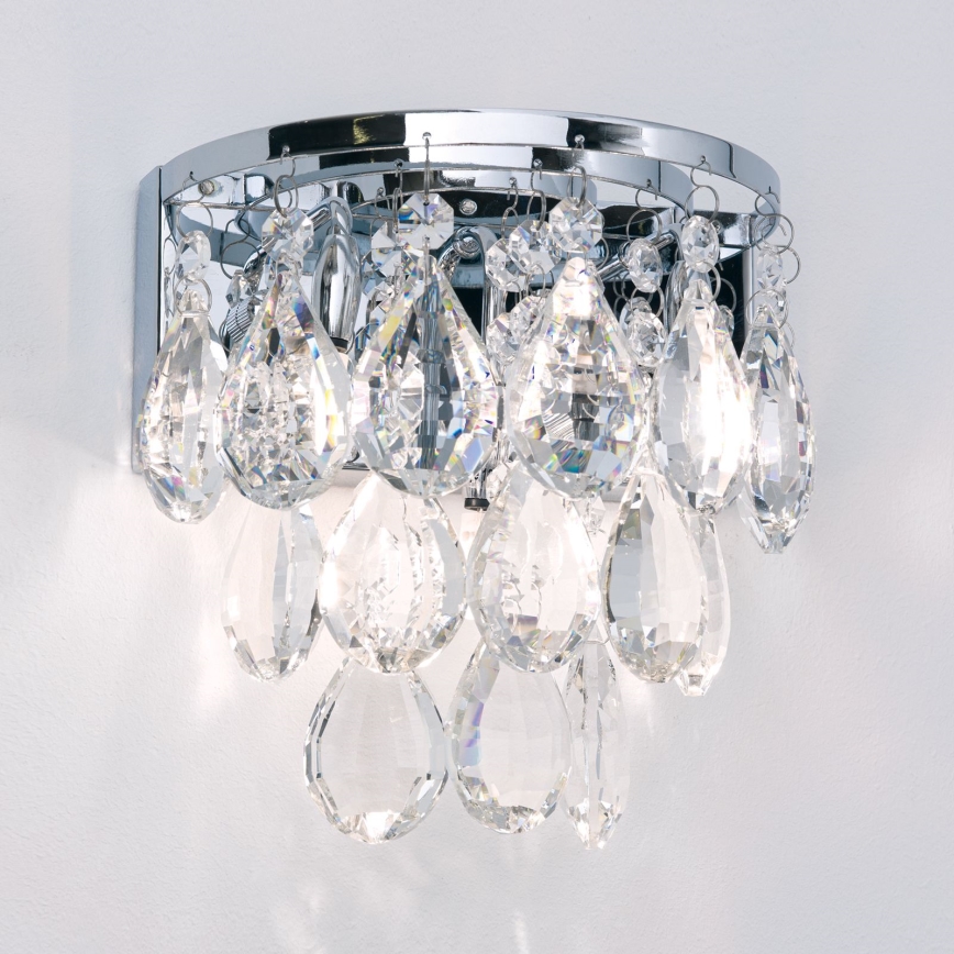 Applique di cristallo CELESTE 2xG9/40W/230V cromo lucido