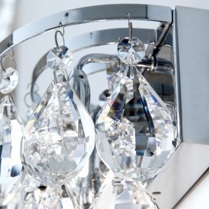Applique di cristallo CELESTE 2xG9/40W/230V cromo lucido