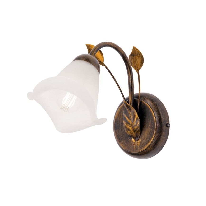 Wandleuchte SISI 1xE14/40W/230V bronzen/Patina