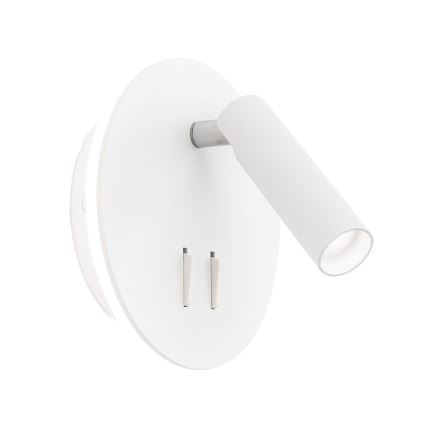 LED-Wandstrahler LENNY LED/6W/230V + LED/3W weiß