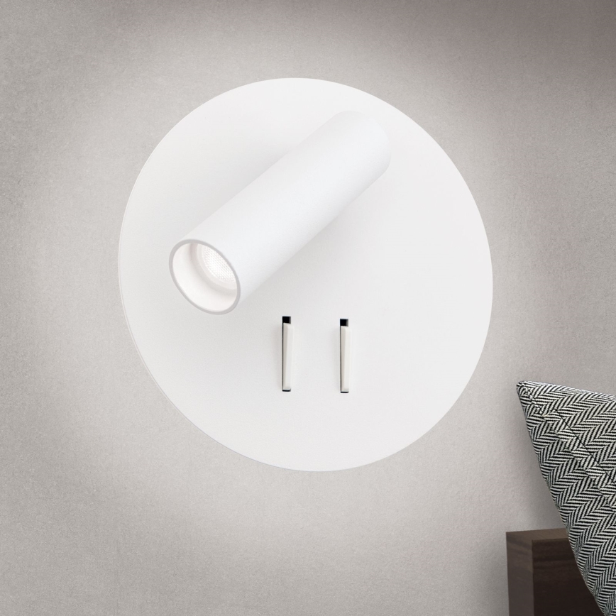 LED-Wandstrahler LENNY LED/6W/230V + LED/3W weiß