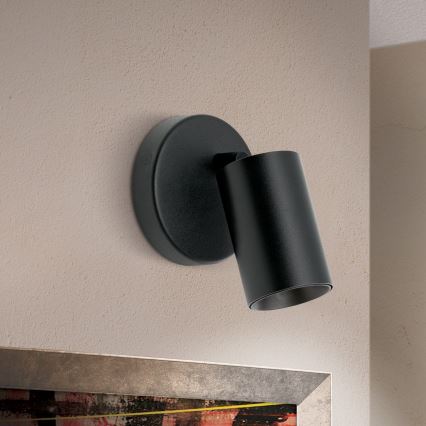 Wandspot SEAN 1xGU10/13W/230V schwarz