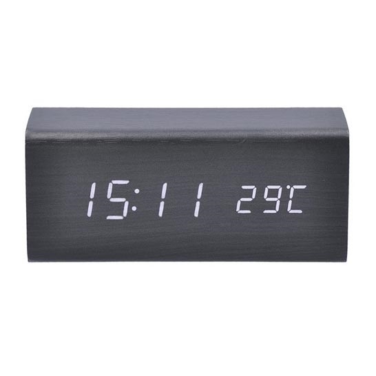 Orologio con sveglia LED/5V/3xAAA 3000mA