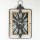 Orologio da parete 1xAA 76x46 beige/nero