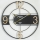 Orologio da parete 1xAA diametro 60 cm nero