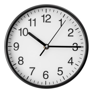 Orologio da parete diametro 20 cm 1xAA nero/bianco