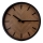 Orologio da parete diametro 30 cm 1xAA nero/marrone