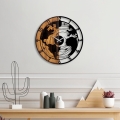 Orologio da parete diametro 56 cm 1xAA legno/metallo