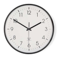 Orologio da parete Ø 30,5 cm, 1x AA, nero