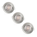Osram - 3er-Set dimmbare LED-Einbauleuchten LED/4,9W/230V