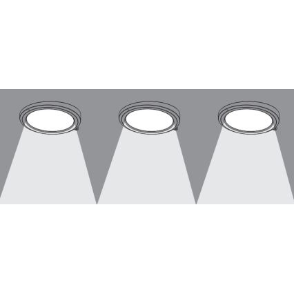Osram - 3er-Set SMART+ LED-Unterbauleuchten, dimmbar, 6,5 W, 230 V, 3000–6500 K, Wi‑Fi