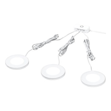 Osram - 3er-Set LED-Unterbauleuchten UNDERCABINET LED/8,5 W/230 V 3000 K weiß