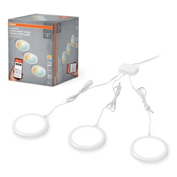 Osram - 3er-Set SMART+ LED-Unterbauleuchten, dimmbar, 6,5 W, 230 V, 3000–6500 K, Wi‑Fi