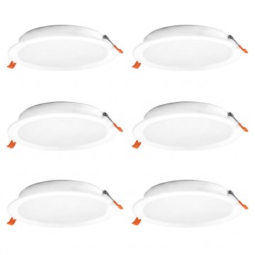Osram - 6er-Set LED-Einbauleuchte ESSENTIAL LED/18W/230V 4000K Ø 22 cm weiß