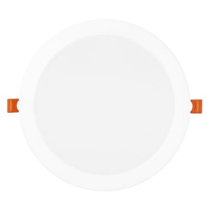 Osram - 6er-Set LED-Einbauleuchten ESSENTIAL LED, 18 W / 230 V, 6500 K, Ø 22 cm, weiß