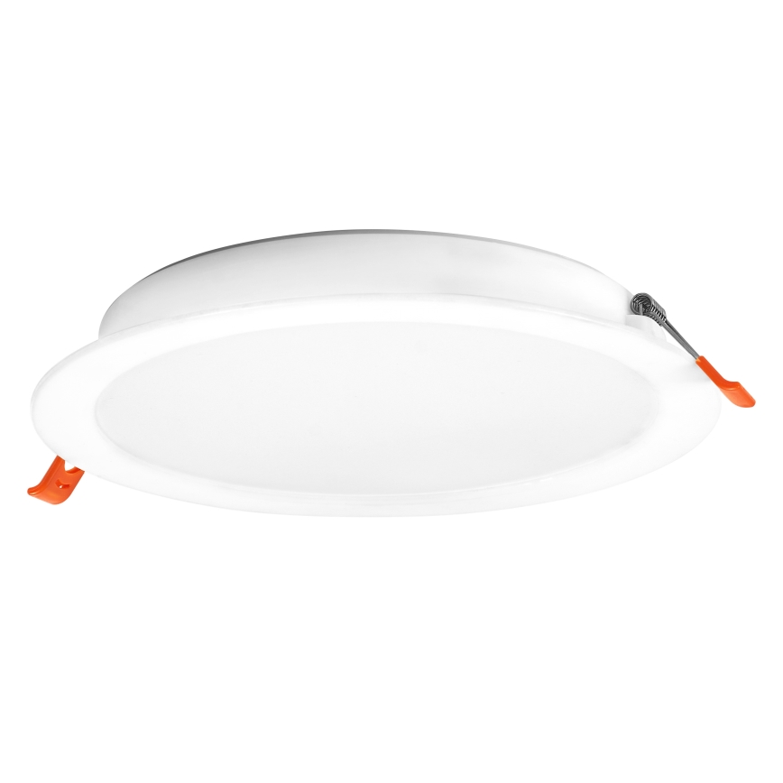 Osram - 6er-Set LED-Einbauleuchten ESSENTIAL LED, 18 W / 230 V, 6500 K, Ø 22 cm, weiß
