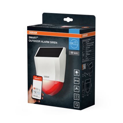 Osram - Alarme solaire d'extérieur SMART+ 5V IP65 Wi-Fi