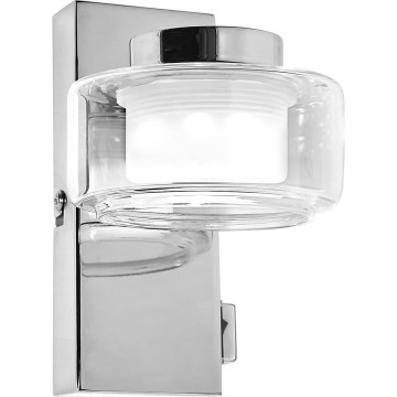 Osram - Applique da parete LED per bagno ORBIS FLAME LED/5,5W/230V 3000/4000K IP44 cromo lucido