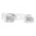 Osram - Applique LED da bagno ORBIS FLAME 2xLED/5,5W/230V IP44 bianco