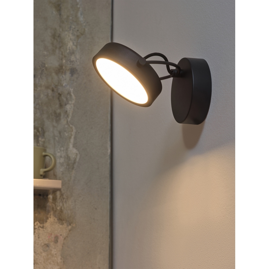 Osram - Applique LED DECOR PUCK LED/11W/230V nero