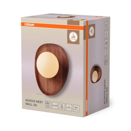 Osram - Applique murale ACACIA NEST 1xG9/5W/230V en acacia