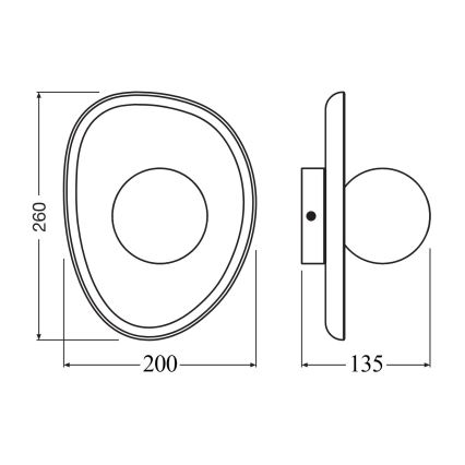 Osram - Applique murale ACACIA NEST 1xG9/5W/230V en acacia