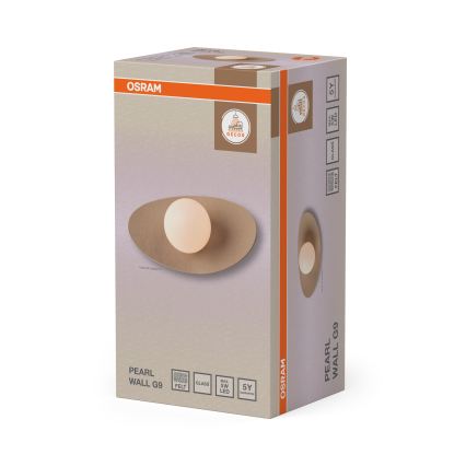 Osram - Applique murale DECOR PEARL 1xG9/5W/230V beige