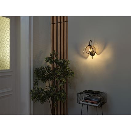 Osram - Applique murale DECOR RATTAN 1xE27/15W/230V beige/noir