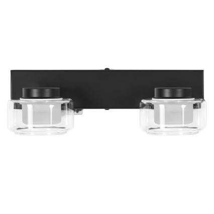 Osram - Applique murale LED pour salle de bains ORBIS FLAME 2xLED/5,5W/230V 3000/4000K IP44 noire