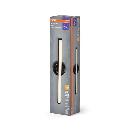Osram - Applique murale LED NIGHTLUX tactile, rechargeable et dimmable, LED/1,8W/5V, noir