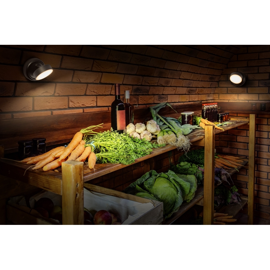 Osram - Applique murale tactile NIGHTLUX LED rechargeable dimmable, 1,8 W / 5 V, noire