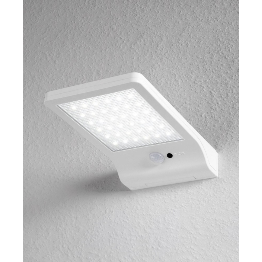 Osram - Applique murale solaire LED avec capteur DOORLED LED/3W/3,3V 2000 mAh IP44 blanche