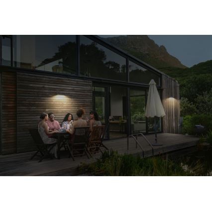 Osram - Applique murale solaire LED avec capteur ENDURA STYLE LED/12,4W/4,2V 2000 mAh IP54 anthracite