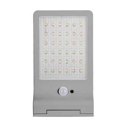 Osram - Lampada da parete solare a LED con sensore DOORLED LED/3W/3,3V 2000 mAh IP44 argento
