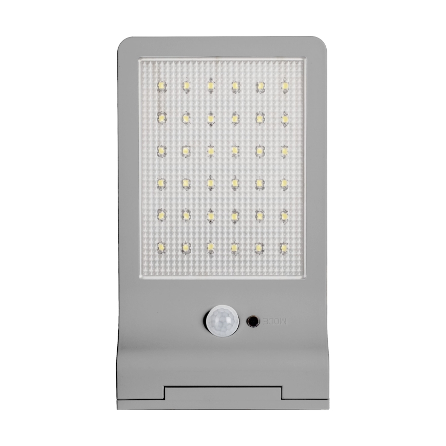 Osram - Lampada da parete solare a LED con sensore DOORLED LED/3W/3,3V 2000 mAh IP44 argento