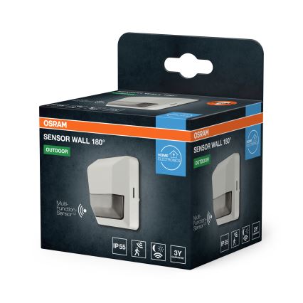 Osram - Außen-Infrarot-Bewegungsmelder 230V IP55 weiß