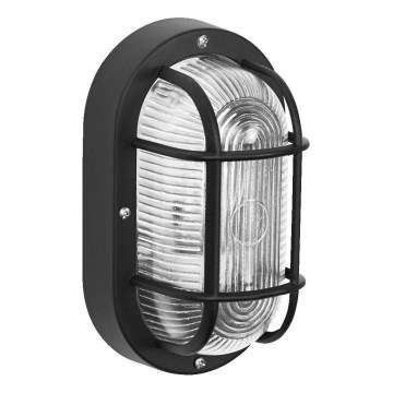 Osram - Außenwandleuchte BULKHEAD 1xE27/10W/230V IP54 schwarz