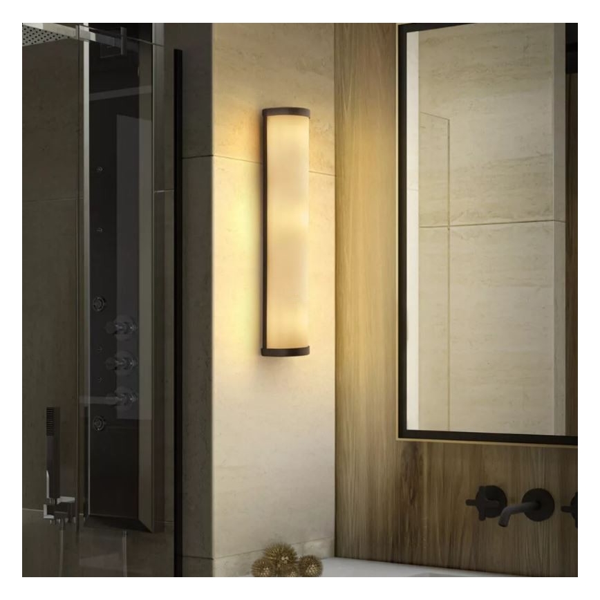 Osram - Badezimmer-Wandleuchte BATHROOM CLASSIC 3xE14/12W/230V IP44 schwarz
