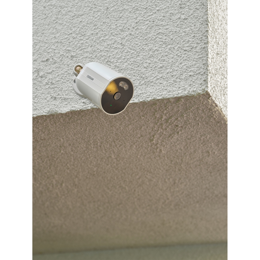 Osram - Caméra extérieure intelligente avec capteur 2K SMART+ 230V IP67 Wi-Fi