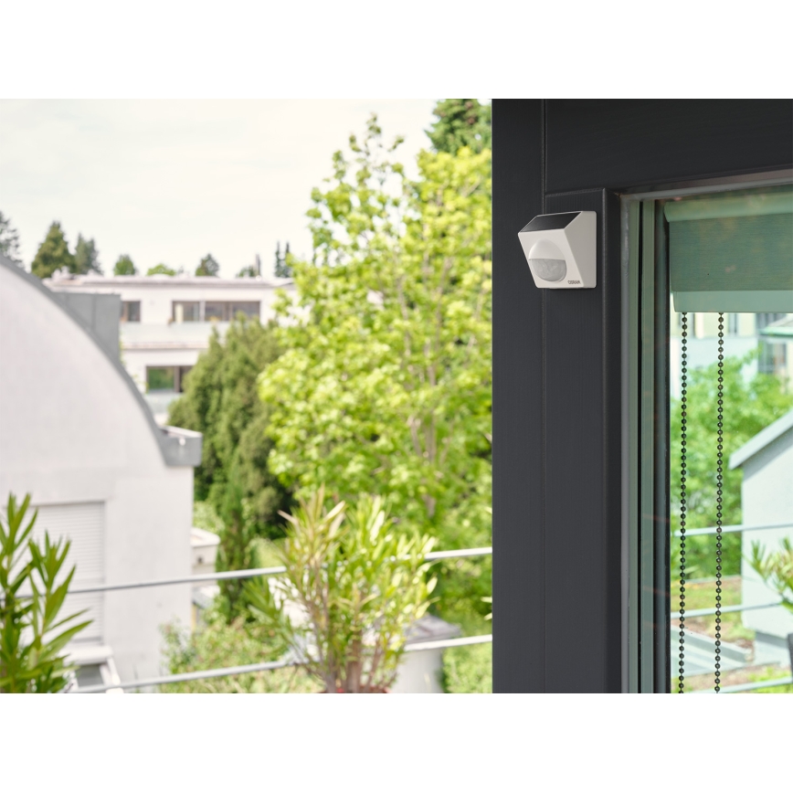 Osram - Capteur de mouvement solaire d'extérieur SMART+ 3,7 V blanc IP65 Wi‑Fi 800 mAh