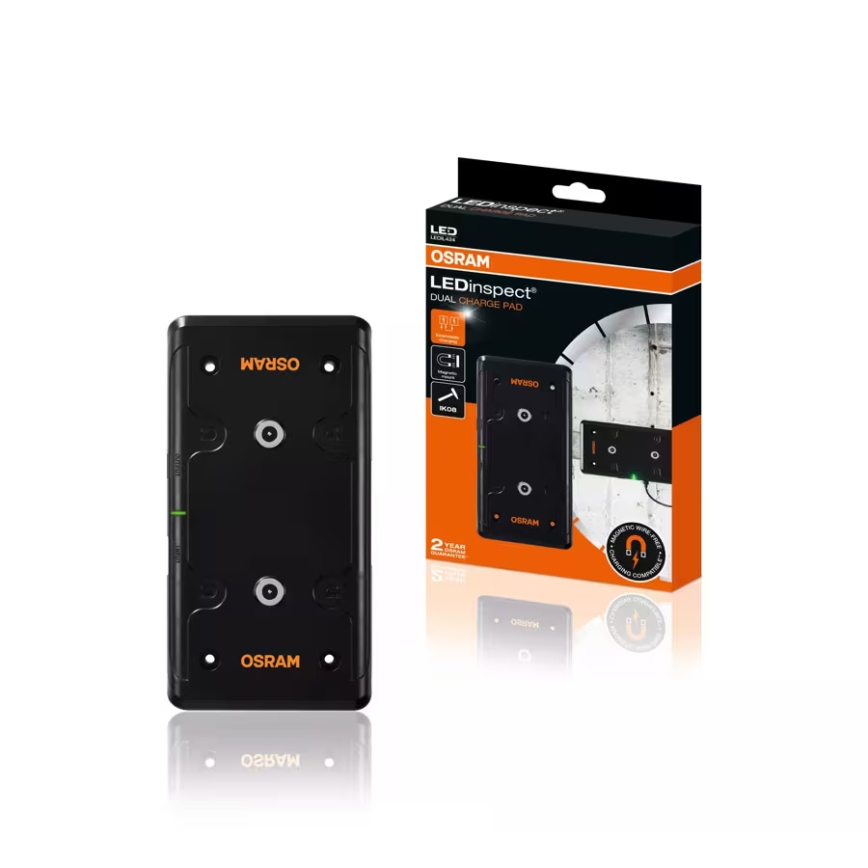 Osram - Caricatore wireless magnetico LEDINSPECT DUAL CHARGE PAD 5V