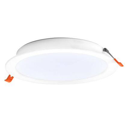 Osram - Set da 6 faretti da incasso LED ESSENTIAL, 18 W, 230 V, 6500 K, Ø 22 cm, bianco
