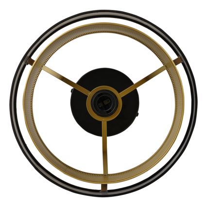 Osram - Deckenleuchte DECOR HORNET 1xE27/10W/230V Ø 30 cm schwarz/gold