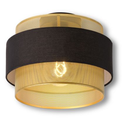 Osram - Deckenleuchte DECOR HORNET 1xE27/10W/230V Ø 30 cm schwarz/gold