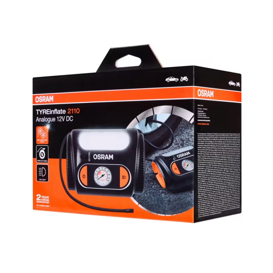 Osram - Digitaler Kompressor TYREinflate 2110 120W/12V
