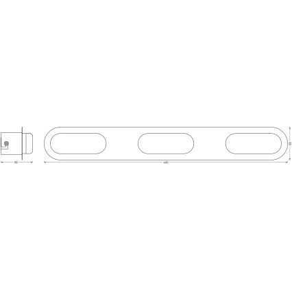 Osram - LED-dimmbare Badezimmer-Wandleuchte SMART+ DUPLO LED/20W/230V 3000-6500K IP44 Wi-Fi