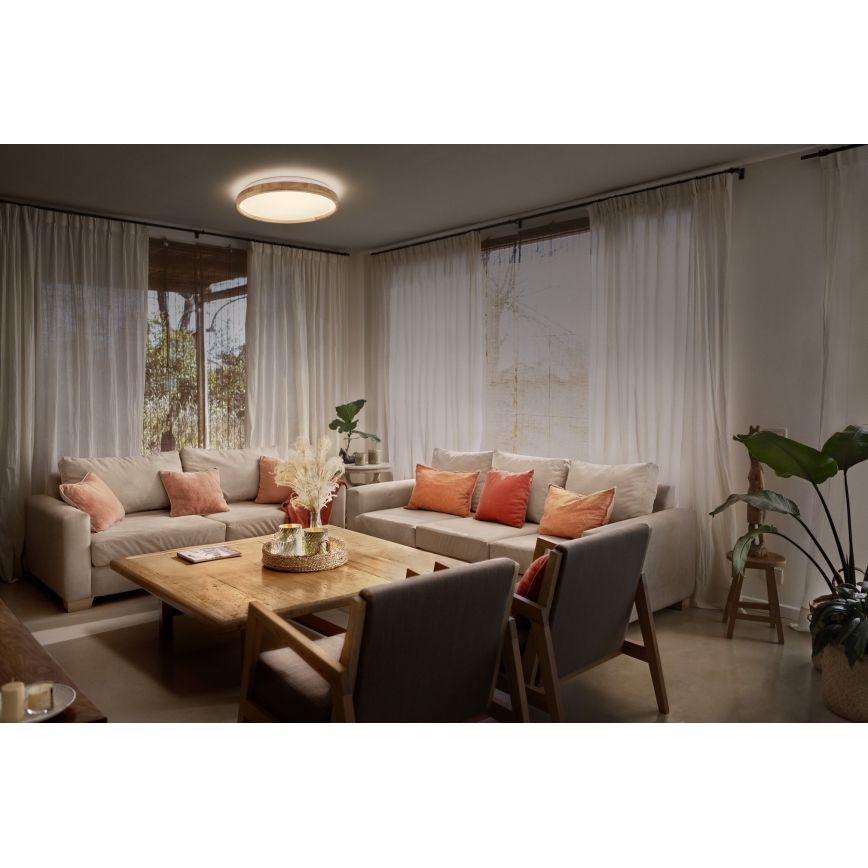 Osram - dimmbare LED-Deckenleuchte ORBIS ALISON LED/36W/230V, Ø 50 cm, beige